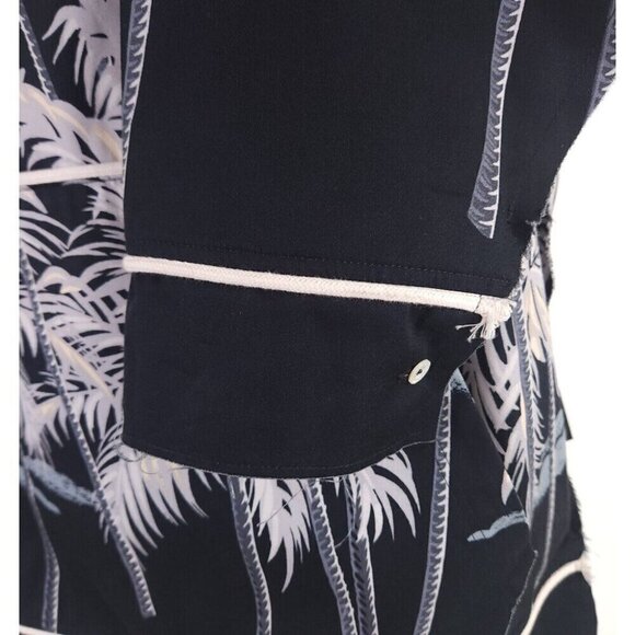 Palm Angels Allover Palm Print Pullover Shirt Size 50 L Oversized Mens New - Picture 3 of 13